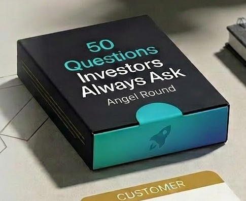 50 Questions Angel Round card deck preview